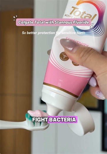 I brush twice a day… so I thought I was doing enough. Then I used a bacteria detector 😳 After a whole day of eating (and snacking 🙈), the bacteria build-up was way more than I expected. So I’ve been using Colgate Total Sensitivity Gum Health to help reduce bacteria, prevent sensitivity and keep my gums healthy. My mouth feels cleaner, and my gums feel calmer — love it. 🦷 #ColgateTotal @Colgate Palmolive #M#MakingBacteriaVisibleA#ActivePreventionH#HealthRoutineSGColgatePartner