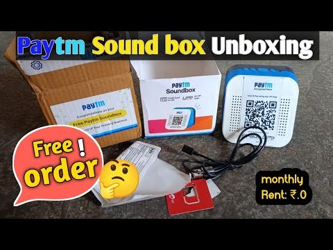 Pytm Soundbox Unboxing | Shop Ke Liye Best? 🤔 | How tu paytm soundbox free order