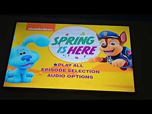 Nickelodeon Spring is Here DVD Menu Walkthrough.