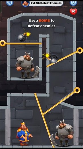 👑 Can You Save the King? 🤔 Royal Pin Challenge! 🧩