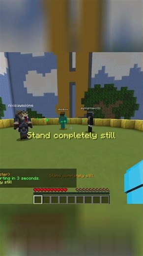 Easiest Simon Says Game Ever in #minecraft #shorts #simonsays