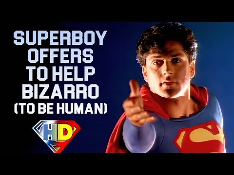 Superboy Offers to Help Bizarro (To Be Human) - Ai-Remastered 4K - Superboy: The Legacy