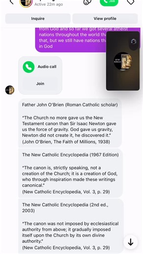 ForsakenSoli on Instagram: "@catholicism_is_pagan our audio call was an honor, but when you mentioned how you can literally compile information from the Internet and sent me blasphemous Claims of early church fathers slandering Christ bride the Catholic Church claiming Rome hijacked the very authority described in Matthew 16:18-19 that Rome hijacked that authority and created the pagan Papacy is the antichrist and made faults witnessing claims against Catholics cherry, picking scriptures to clai