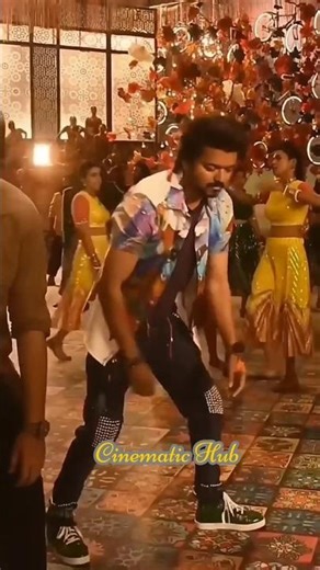 vijay thalapathy fire dance moves 😱 chiranjeevi stunned reaction #shorts