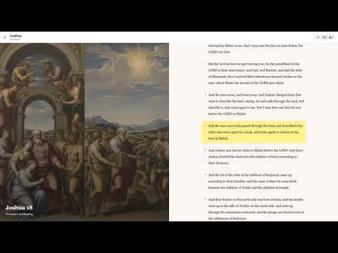Joshua Chapter 18 (NIRV)