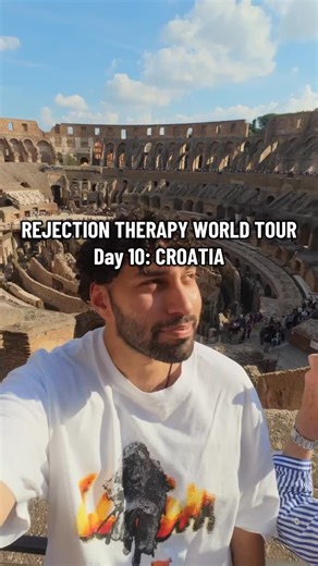 day 314: dance with a stranger ngl I was dreading this challenge because I cannot dance to save myself but luckily I bumped into Luca and his girlfriend who were kind enough to teach me :) that’s 10/10 challenges completed so far, will we make it through the whole month without failing any? #rejectiontherapy #rejection #askingstrangers #fyp #stranger #socialexperiment #foryoupage #dancing | Daily Rejection