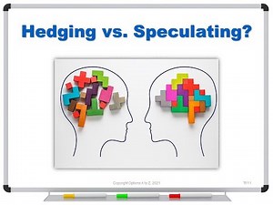 Hedging vs. Speculating?