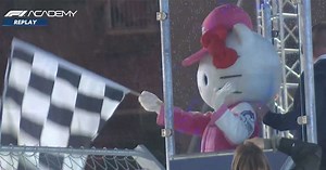 Hello Kitty rouba a cena na F1 Academy em Las Vegas