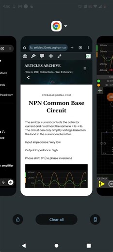 NPN Common Base Circuit