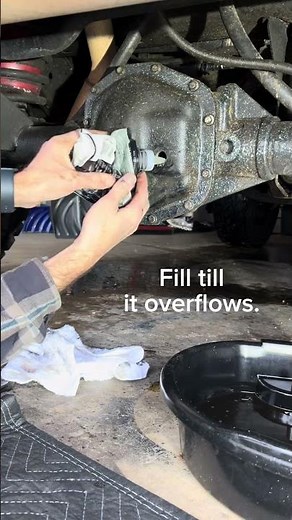 Replace your differential fluid every 40,000 miles. Jeep Wrangler. ￼
