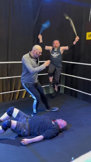 TAG TEAM TROUBLE AT PPW 💥 Whats your favourite tag move ?! #ppw #prowrestling #power #slam #team #freinds #wwe #ufc #aew #tna #partners