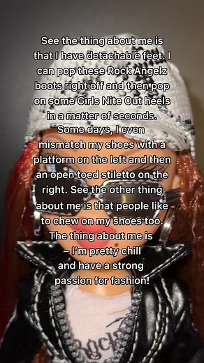 That’s just the thing about me…. 👄👢#bratz #omgshoes