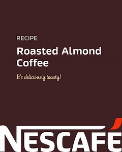 Almond Coffee Delight! Indulge in the perfect blend of roasted almonds and coffee with this toasty and delicious recipe. ☕✨ Ready in just 5 minutes with only 6 simple ingredients! Dive into the full recipe details here 👉 https://www.nescafe.com/mt/recipes/roasted-almond-coffee | NESCAFÉ