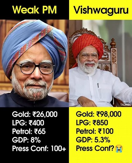 25K views · 349 reactions | Is this True? #JustForFun #ChillComparison #IndiaWithHumour #LightTake #HistoryVsToday #NumbersTalk #ThenVsNow #NoOffence #PoliticalSatire #ContextMatters Disclaimer: My content doesn’t violate any meta community standard and policy. | DrNoble Arya | Facebook