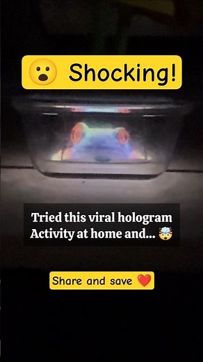how to make a 3D hologram at home | DIY Hologram Tutorial