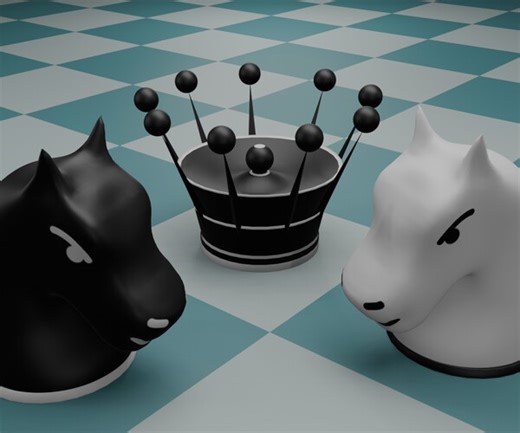 ArtStation - Stylized Chess Pieces - Game Ready Asset | Game Assets