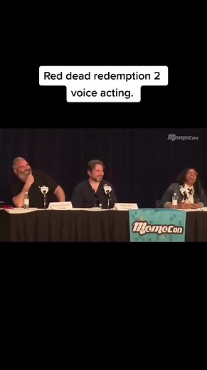 At momocon, the voice actors of Arthur Morgan and Dutch Van der Linde. #reddeadredemption2 #rdr2 #voiceacting #momocon #rockstargames #foryou #fyp