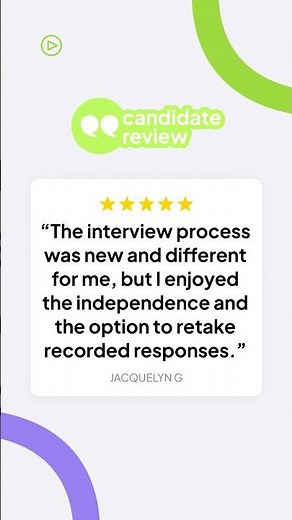 Candidate Review: Jobma Video Interviews Made Easy & Flexible | 5-Star Experience