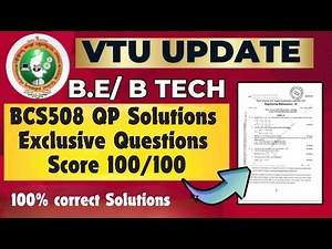 BCS508 100% Correct answers VTU 2025 Exam #vtustudents