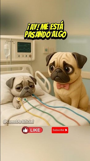 El perrito se convirtió en piedra😱