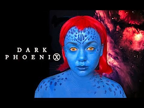 X-MEN RAVEN MYSTIQUE MAKEUP TUTORIAL