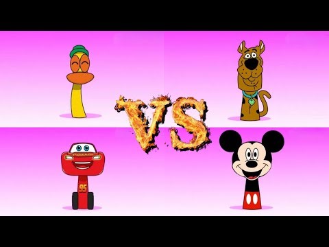 🎮 Incredibox Sprunki OC : McQueen VS Pato VS Mickey Mouse VS Scooby-Doo | Tiles Hop