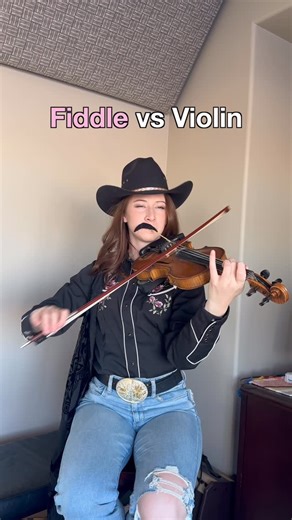 Talia Beckie on Instagram: "The difference between a fiddle and a violin! 😆 #violinvsfiddle #fiddleorviolin #violinhumour #whataboutus #sisters"