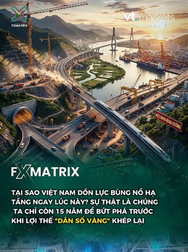Tại sao Việt Nam dồn lực bùng nổ hạ tầng ngay lúc này? Sự thật là chúng ta chỉ còn 15 năm để bứt phá trước khi lợi thế