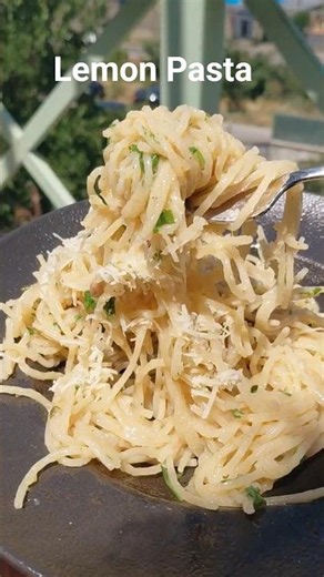 🍋 This One Pot Lemon Pasta Is Too Easy 🍝🔥 #pasta #lemon #spaghetti #easyrecipe #creamypasta