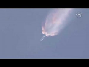 SpaceX Falcon 9 Crashes Into Dome? - Flat Earth Exit DENIED - Zoomed In, Slow Motion