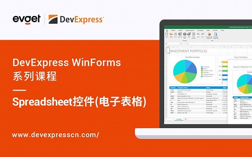 DevExpress电子表格控件 - 助力全方位实现Excel功能（理论&实操精讲）