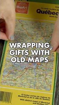 Wrapping Gifts with Old Maps 🗺️