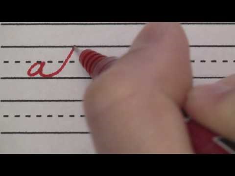 How to write in cursive