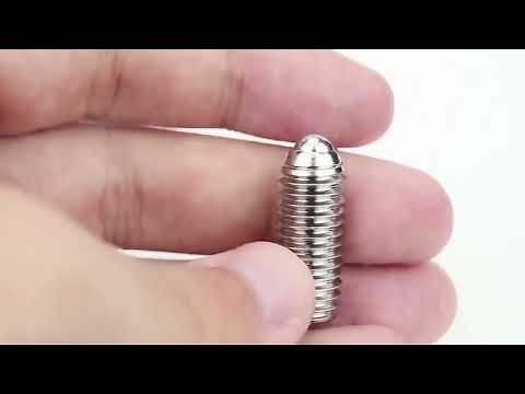 304 Stainless Steel Spring Ball Plunger Screw Hex Socket Set Screws