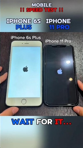 iPhone 6s Plus vs iPhone 11 Pro ⚡ Boot Up Speed Test | Old vs New iPhone!