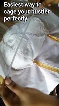 tutorial on how to cage your bustier