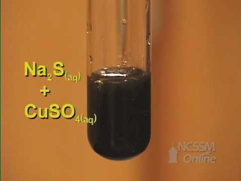 Double Displacement CuSO4 and Na2S