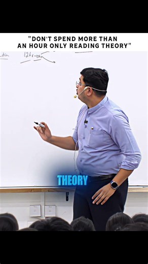 Don't spend more than an hour only reading theory 🤔🙌#motionkota #nvsirmotivation #motivation