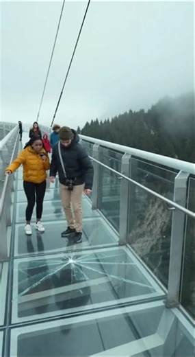 ⚠️ Glass Floor Is BREAKING ❗ People Around Could Get HURT ⚡!@!!!!!