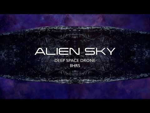 Alien Spaceship Ambience 🚀 Deep Space Engine Drone + Brown Noise for Sleep & Focus (8 Hours)