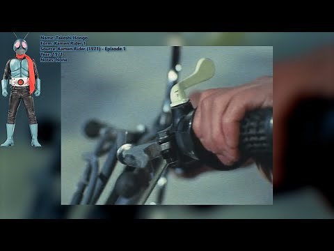 Every Single Kamen Rider Henshin: Transformations/Appearances Across the Years (1971 - Gotchard)