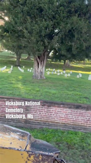 Civil War Graves in the Vicksburg National Cemetery. #history #mississippihistory