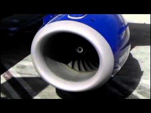 Start, Idle Run, and Shutdown of a GE CF34-10E6 Jet Engine