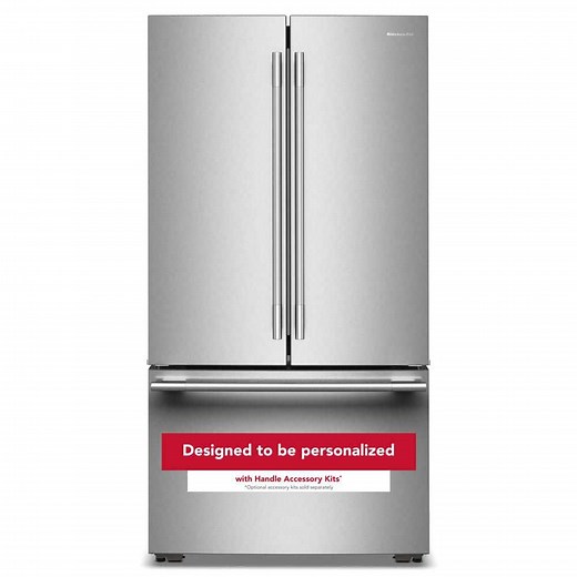 Reviews for KitchenAid 36 in. 24 cu. ft. Counter Depth French Door Refrigerator in PrintShield Stainless with Preserva Food Care System | Pg 1 - The Home Depot