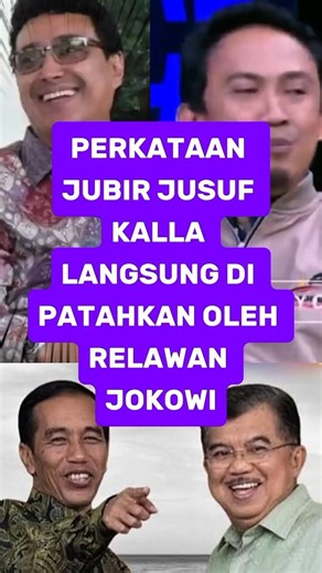 ARGUMEN JUBIR JUSUF KALLA LANGSUNG DI PATAHKAN OLEH RELAWAN JUSUF KALLA #fypviral #news