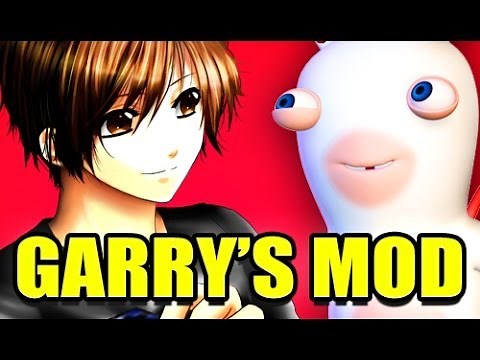 Gmod Rayman RAVING RABBIDS Mod! (Garry's Mod)