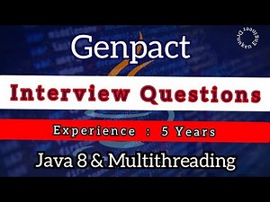 Genpact Java 8 Interview Questions and answers