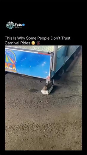 Facts & News 🧠 on Instagram: "Follow (us) @FCTS to learn something new everyday 🧠 Most people never realize how improvised some real-world engineering can look up close. ⚙️📏 Temporary attractions like carnival rides are designed to be assembled on uneven ground, supported by portable foundations, leveling blocks, and adjustable stabilizers. What looks unusual to the average person is often part of a fast-setup system meant to keep the structure balanced when the surface isn’t perfectly flat. 