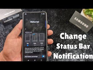 How to Change Status Bar Notification Style in Samsung One UI 7