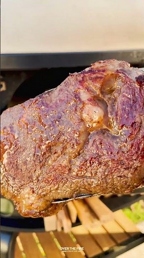 Blue Cheese Crusted Steaks Recipe | Over The Fire Cooking by Derek Wolf
